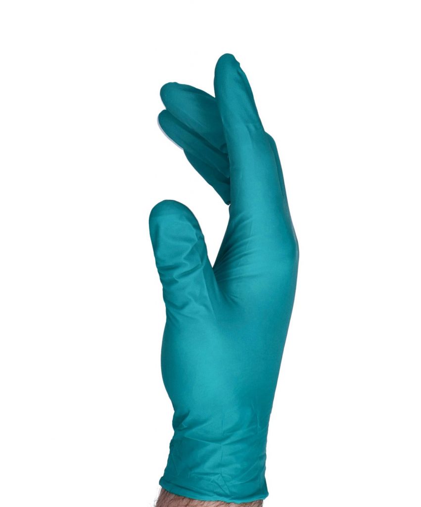 Green Nitrile Disposable Gloves Crosslink Solutions