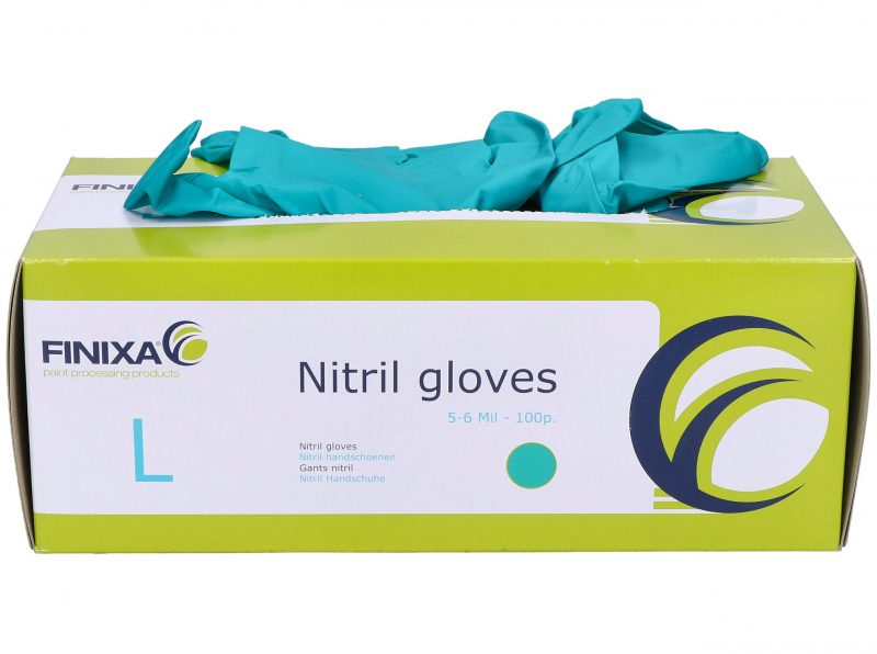 Green Nitrile Disposable Gloves