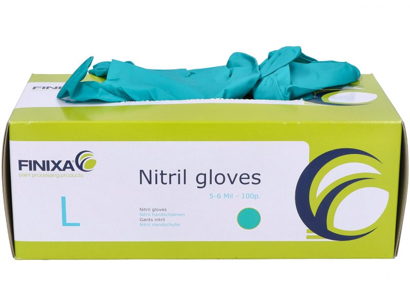 Green Nitrile Disposable Gloves