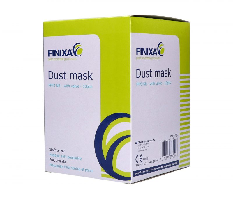 Dust mask P3 with valve