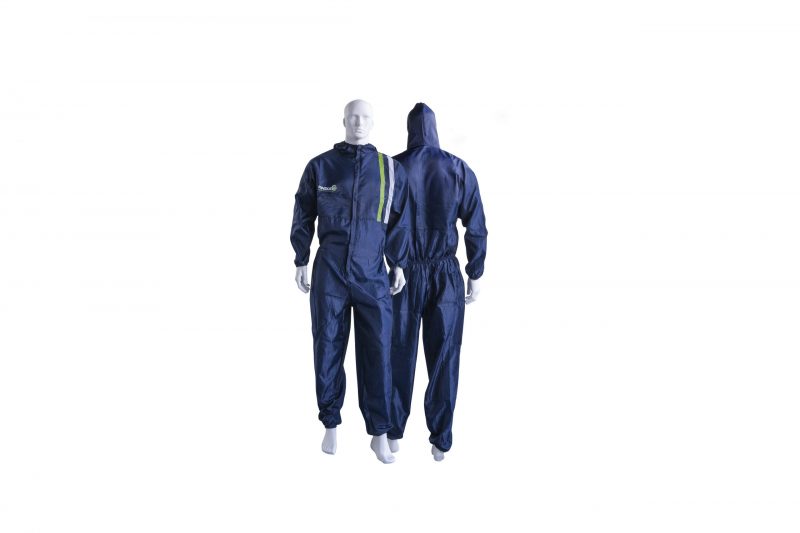 Polyester spray overall