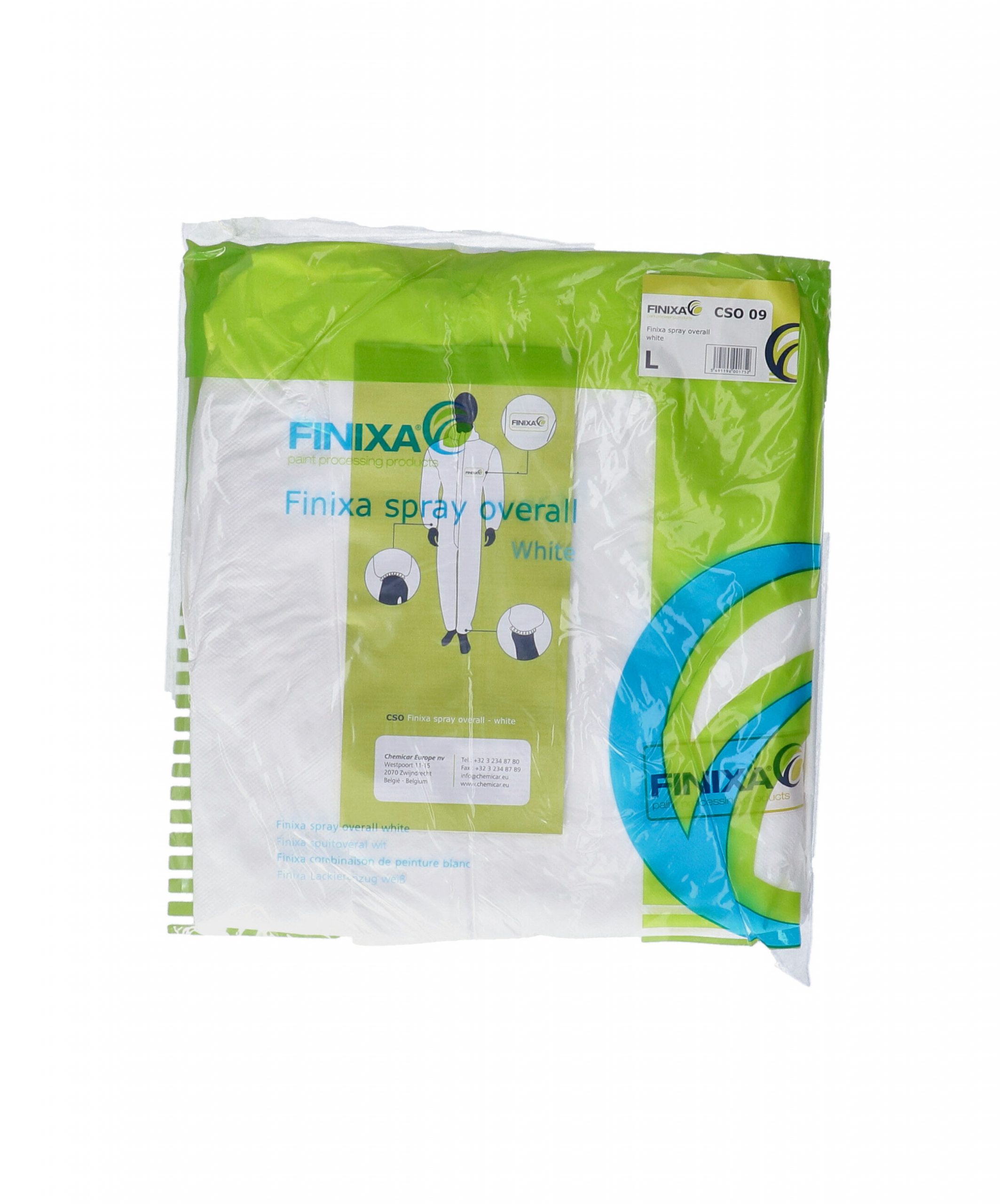 Finixa Disposable Spray Overall White
