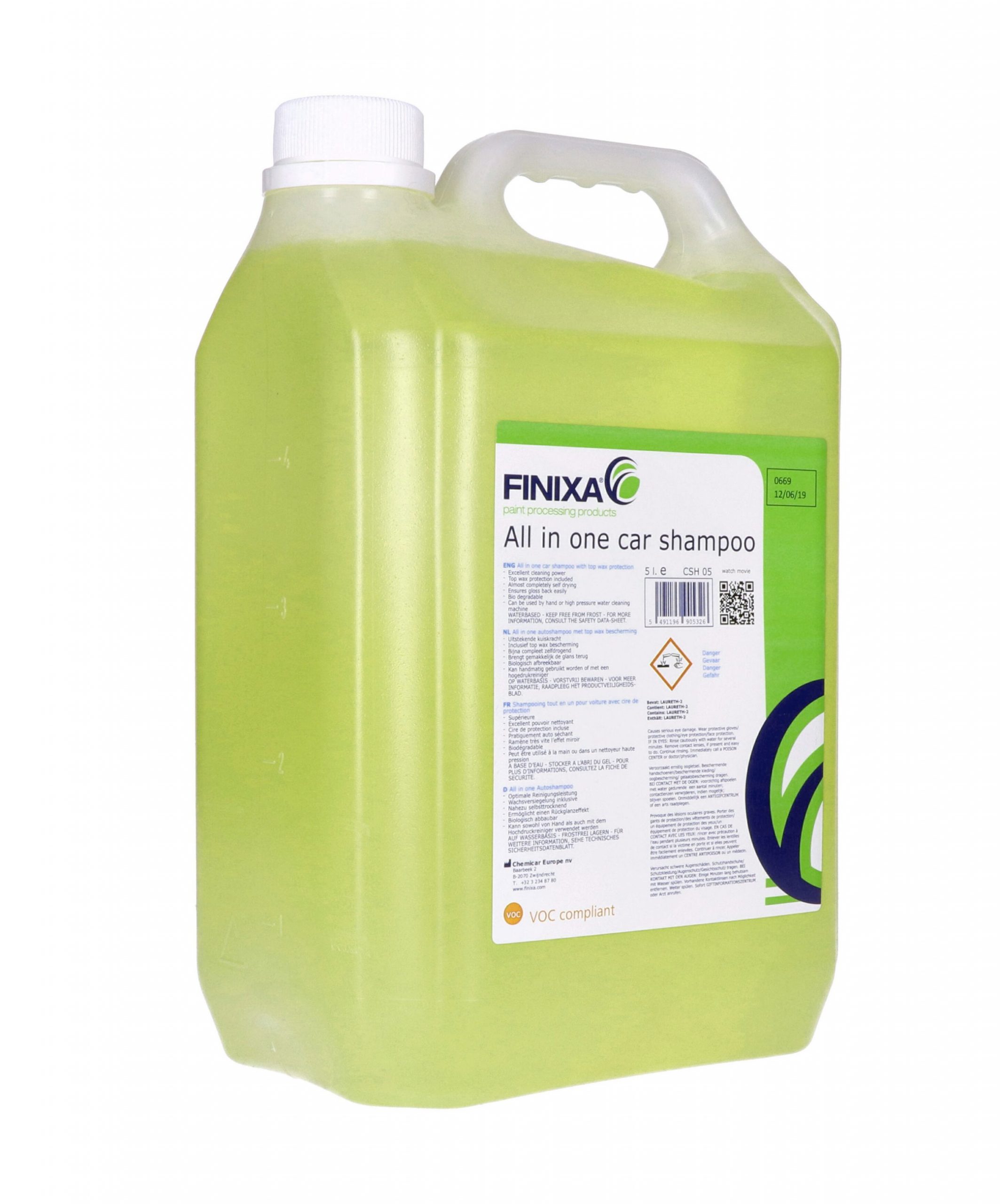 Finixa All In One Car Shampoo