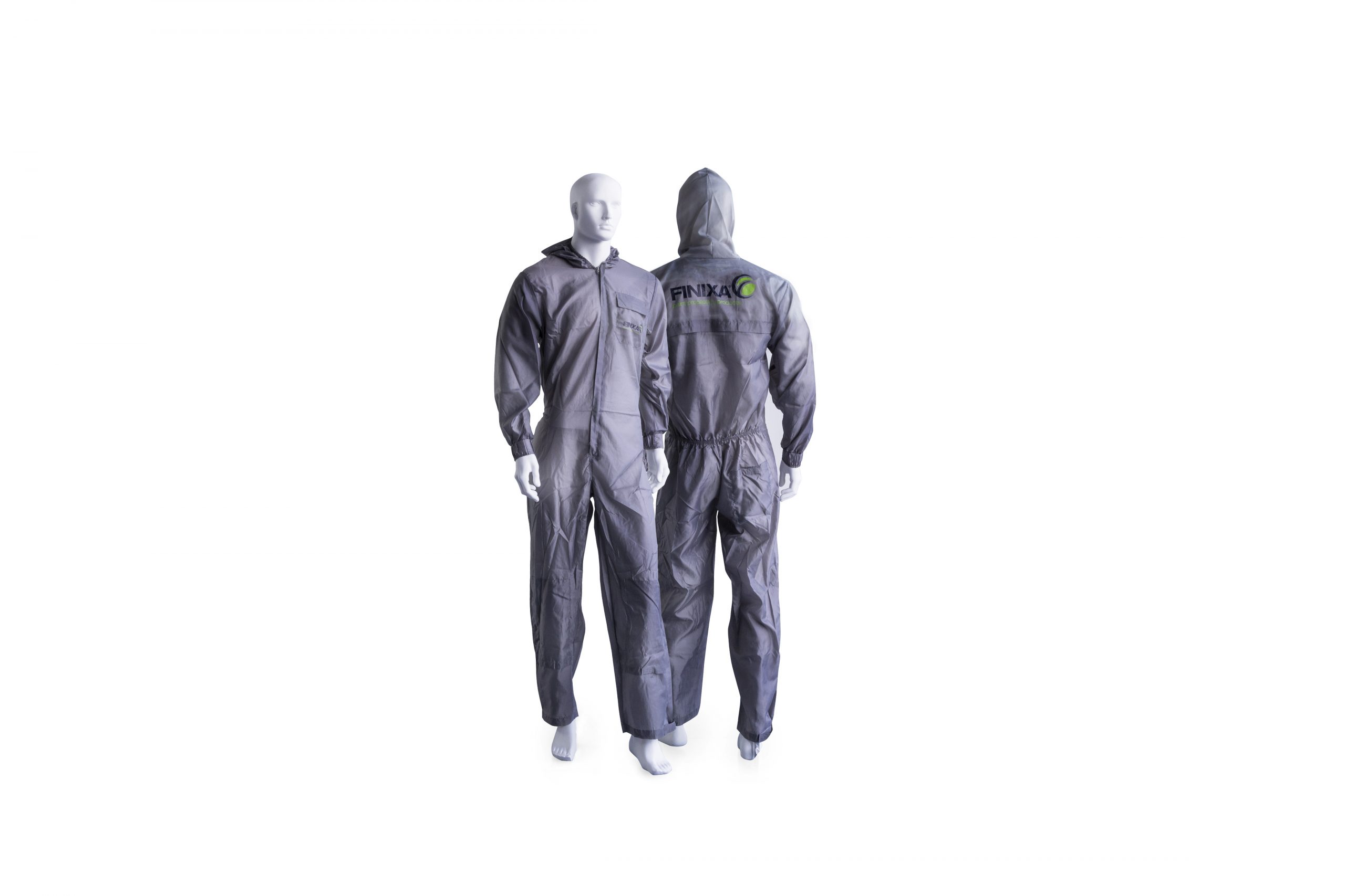 Finixa Polyester Spray Overall With Optional Grey Knee Protection