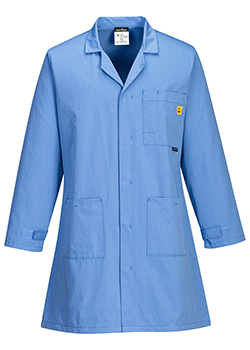 Portwest Anti-Static coat Blue