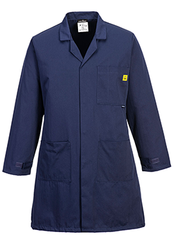 Portwest Anti-Static coat Navy
