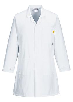 Portwest Anti-Static coat White