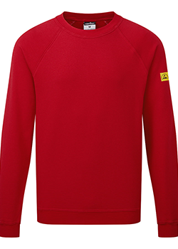 Portwest Anti-Static Sweatshirt Red