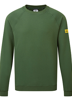 Portwest Anti-Static Sweatshirt Green