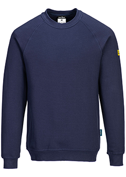 Portwest Anti-Static Sweatshirt Navy