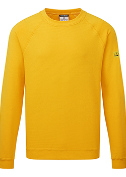 Portwest Anti-Static Sweatshirt Yellow
