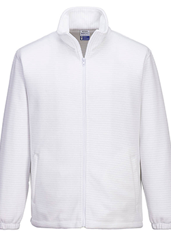 Portwest Anti-Static Fleece White