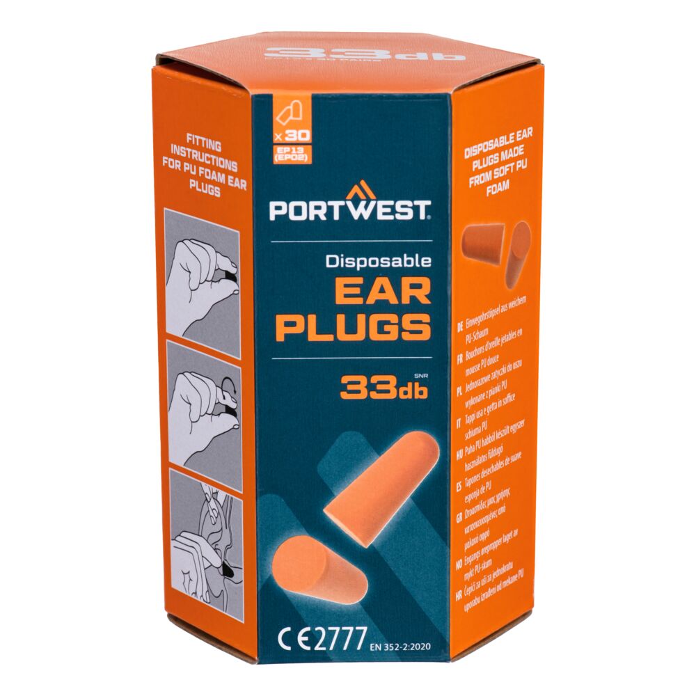 Portwest PU Foam Ear Plugs